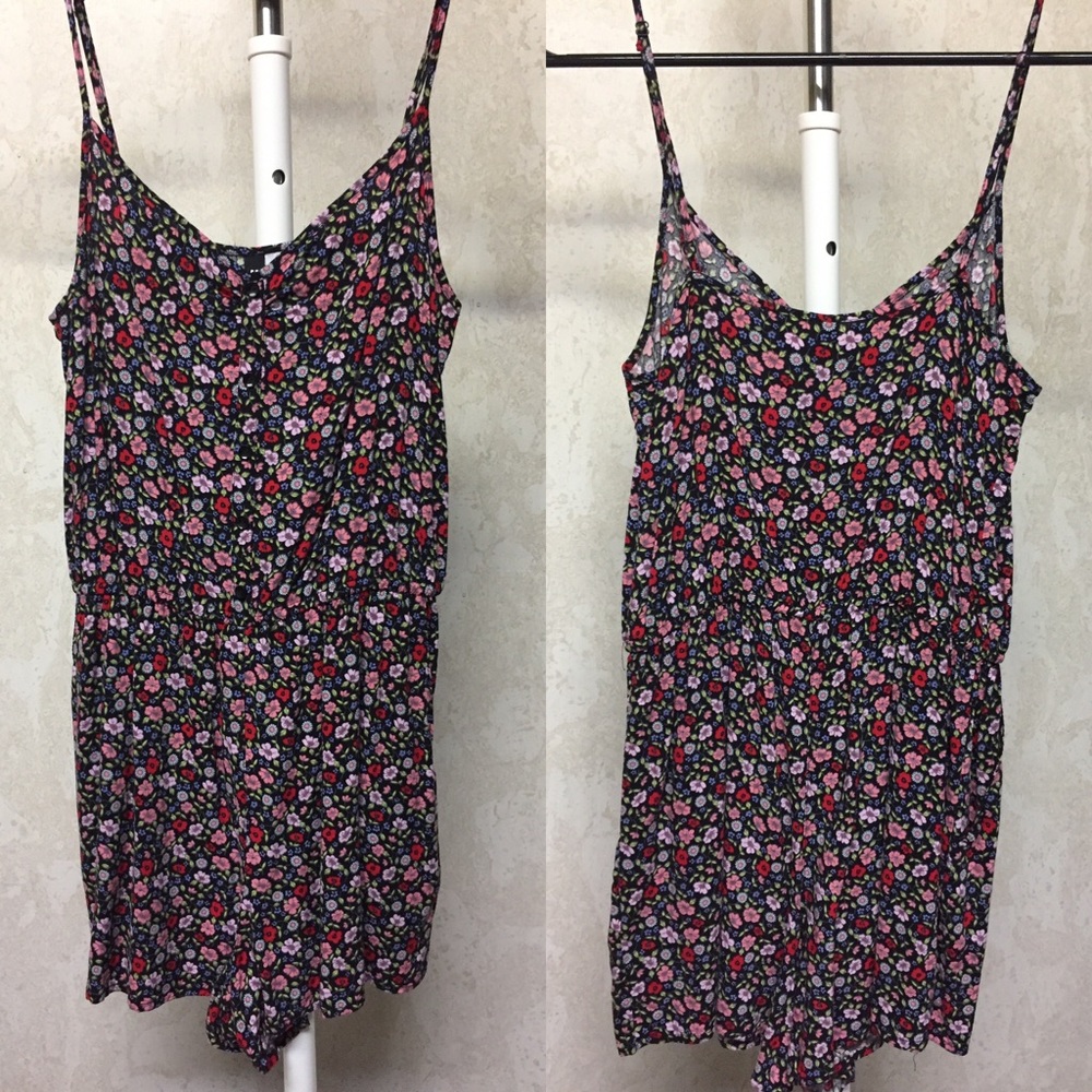 H&M Divided Floral Romper